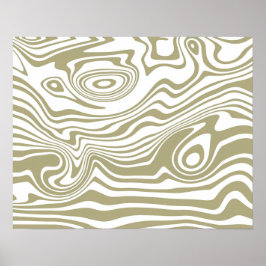 Abstracte Marble Waves artwork | Poster