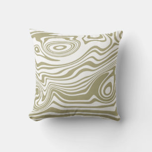 Abstracte Marble Waves artwork   Sierkussens Kussen