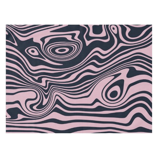 Abstracte Marble Waves artwork | Tafelkleed (Voorkant (Horizontaal))