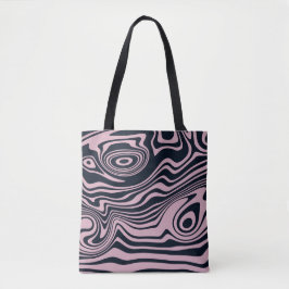 Abstracte Marble Waves artwork | Tote bag