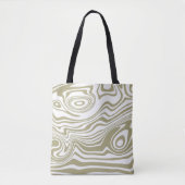Abstracte Marble Waves artwork | Tote bag (Voorkant)