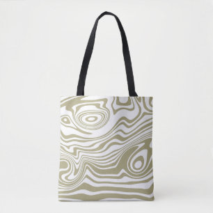 Abstracte Marble Waves artwork   Tote bag
