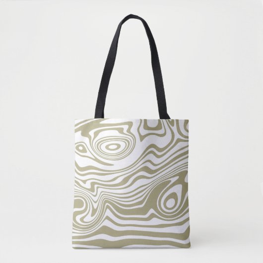 Abstracte Marble Waves artwork | Tote bag (Voorkant)