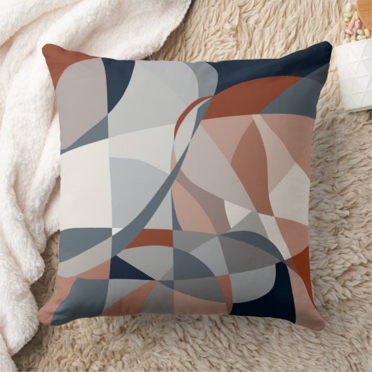 Abstracte marine en roest (XIV) Kussen (Deken)