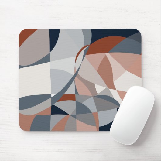 Abstracte marine en roest (XIV) Muismat (Met muis)