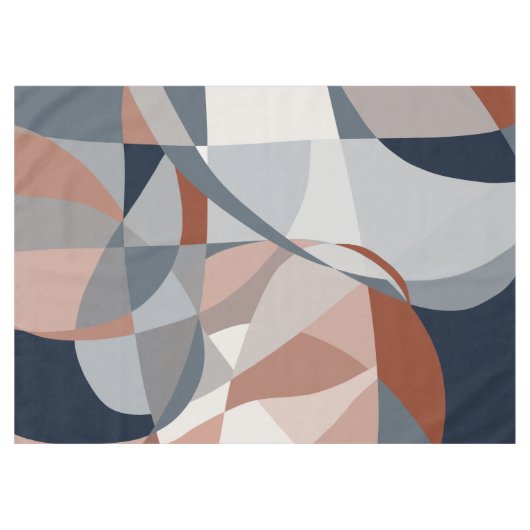 Abstracte marine en roest (XIV) Tafelkleed (Voorkant (Horizontaal))