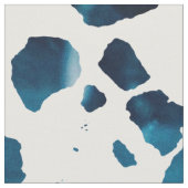 Abstracte marine Terrazzo Mosaic & Light Blue Patt Stof (Close Up)