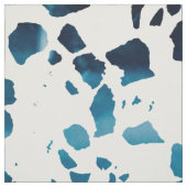 Abstracte marine Terrazzo Mosaic & Light Blue Patt Stof (Swatch)