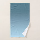 Abstracte marineblauwblauwe kleur moderne bad handdoek (Handdoek)