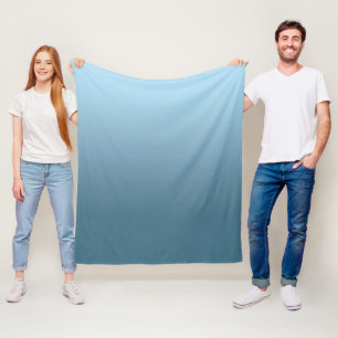Abstracte marineblauwblauwe kleur moderne fleece deken