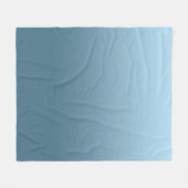 Abstracte marineblauwblauwe kleur moderne fleece deken (Voorkant (Horizontaal))