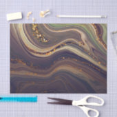 Abstracte marmer en glitter tissuepapier (Craft)