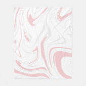 Abstracte marmer fleece deken (Voorkant)