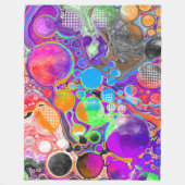 Abstracte marmer Fluid Art Fleece (Voorkant)