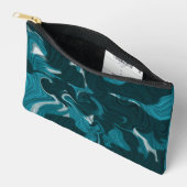 Abstracte marmer illustratie Blauw Etui (Open)
