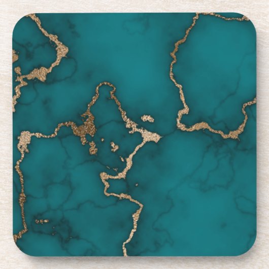 Abstracte marmer illustratieknop bier onderzetter (Voorkant)