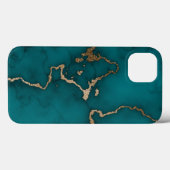 Abstracte marmer illustratieknop Case-Mate iPhone case (Achterkant (horizontaal))