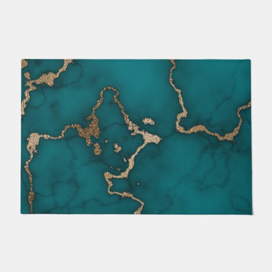 Abstracte marmer illustratieknop deurmat (Voorkant)