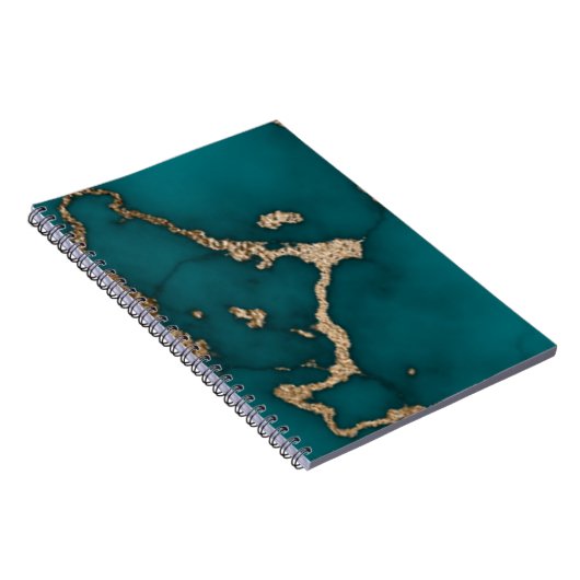 Abstracte marmer illustratieknop notitieboek (Rechterzijde)