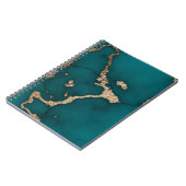 Abstracte marmer illustratieknop notitieboek (Linkerzijde)