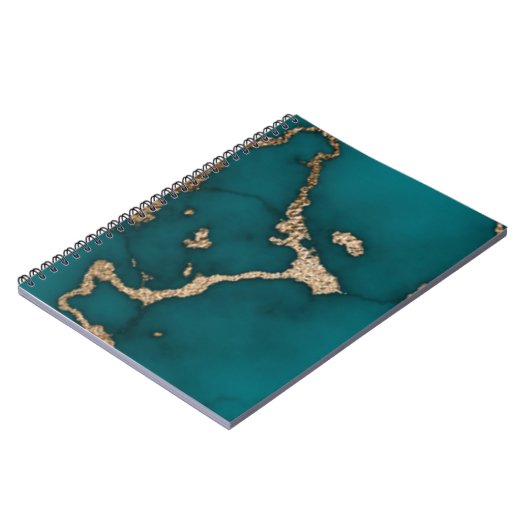 Abstracte marmer illustratieknop notitieboek (Linkerzijde)