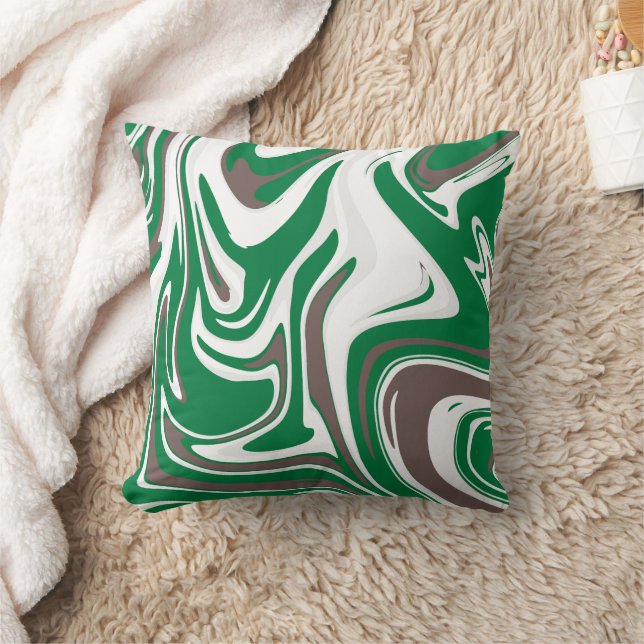 Abstracte marmer kussen (Deken)