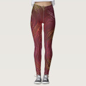 Abstracte marmer met modern design leggings (Voorkant)