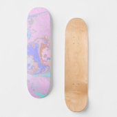 Abstracte marmer persoonlijk skateboard (Voorkant)