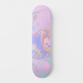 Abstracte marmer persoonlijk skateboard (Voorkant)