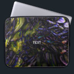 Abstracte marmer Swirl Modern Color Splash Laptop Sleeve<br><div class="desc">Abstract marmer Modern Colour Splash Sleeve.</div>