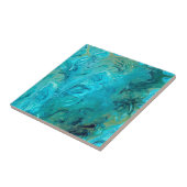 Abstracte marmer tegeltje (Zijkant)