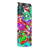 Abstracte marmer voor kleurrijke vlot thermosbeker (Geroteerd rechts)