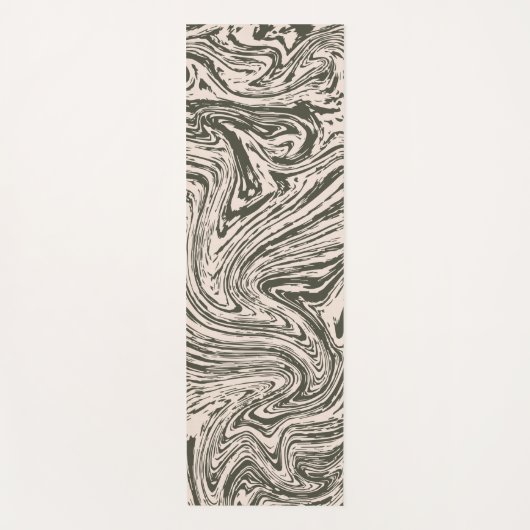abstracte marmer yogamat (Voorkant)