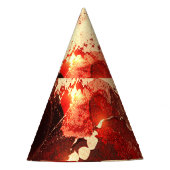 Abstracte marmeren achtergrond. feesthoedjes (Voorkant)