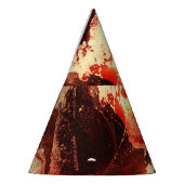 Abstracte marmeren achtergrond. feesthoedjes (Links)