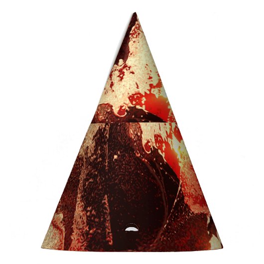 Abstracte marmeren achtergrond. feesthoedjes (Links)