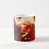 Abstracte marmeren achtergrond. koffiemok (Center)