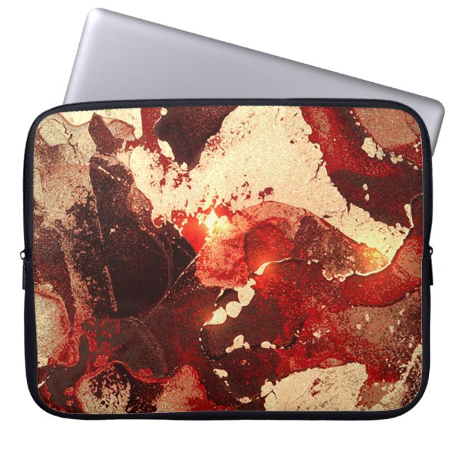 Abstracte marmeren achtergrond. laptop sleeve (Voorkant)