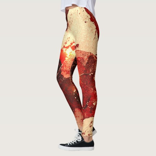 Abstracte marmeren achtergrond. leggings (Links)