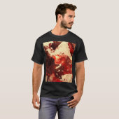 Abstracte marmeren achtergrond. t-shirt (Voorkant volledig)