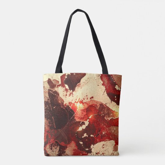 Abstracte marmeren achtergrond. tote bag (Achterkant)