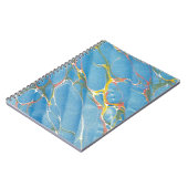 Abstracte marmeren textuur achtergrond. notitieboek (Linkerzijde)