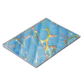 Abstracte marmeren textuur achtergrond. notitieboek (Linkerzijde)