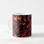 Abstracte marmertextuur Achtergrond Koffiemok (Voorkant links)