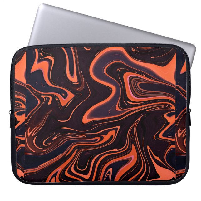 Abstracte marmertextuur Achtergrond Laptop Sleeve (Voorkant)