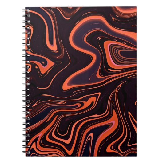 Abstracte marmertextuur Achtergrond Notitieboek (Voorkant)
