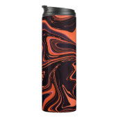 Abstracte marmertextuur Achtergrond Thermosbeker (Geroteerd rechts)