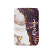 Abstracte marmertextuur badmat (Voorkant Verticaal)