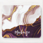 Abstracte marmertextuur muismat (Voorkant)