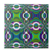 Abstracte Marokkaanse designtegel Tegeltje (Voorkant)